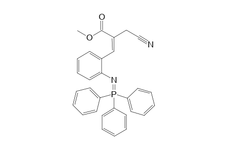 (Z)-Methyl 2-cyanomethyl-3-[2-N-(triphenylphosphoranylidene)phenyl]-propenoate