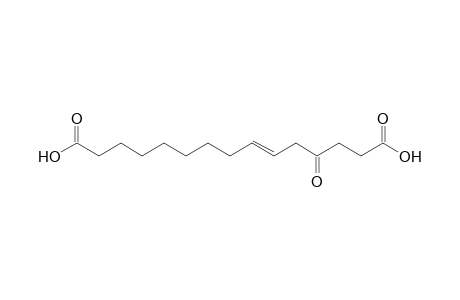 (E)-4-ketopentadec-6-enedioic acid