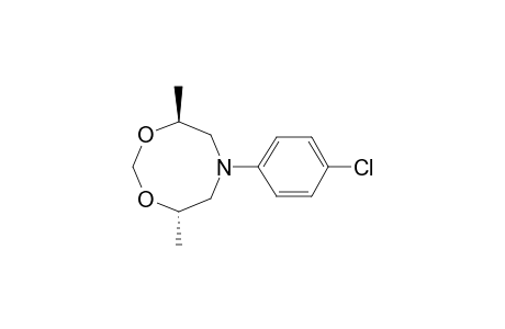 TRANS-4,8-DIMETHYL-6-(PARA-CHLOROPHENYL)-5,6,7,8-TETRAHYDRO-4H-1,3,6-DIOXAZOCINE