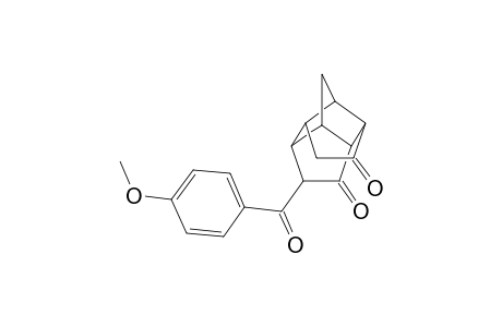3-(4-Methoxybenzoyl)tetracyclo[6.3.0(4,11).0(5,9)]undecane-2,7-dione