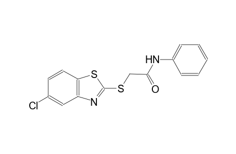 acetamide, 2-[(5-chloro-2-benzothiazolyl)thio]-N-phenyl-