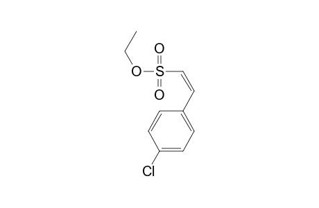 Ethenesulfonic acid, 2-(4-chlorophenyl)-, ethyl ester, (Z)-