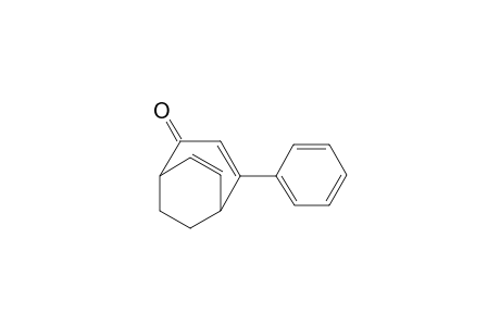 Bicyclo[3.2.2]nona-3,6-dien-2-one, 4-phenyl-, (.+-.)-