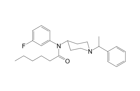 N-3-fluorophenyl-N-[1-(1-phenylethyl)piperidin-4-yl]hexanamide