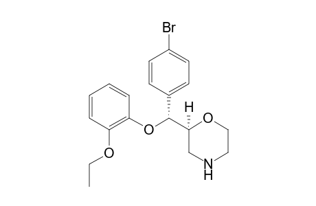 (2S)-2-[(R)-(p-Bromophenyl)(2'-ethoxyphenoxy)methyl]-morpholine