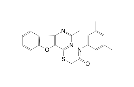 N-(3,5-dimethylphenyl)-2-[(2-methyl[1]benzofuro[3,2-d]pyrimidin-4-yl)sulfanyl]acetamide