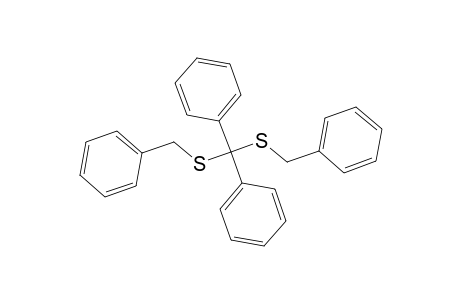 (Bis(benzylthio)(phenyl)methyl)benzene