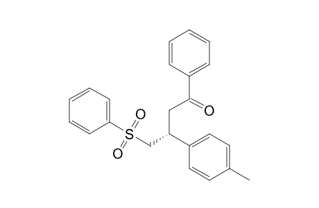 (R)-(4-Oxo-4-phenyl-2-p-tolylbut-1-yl)phenylsulfone