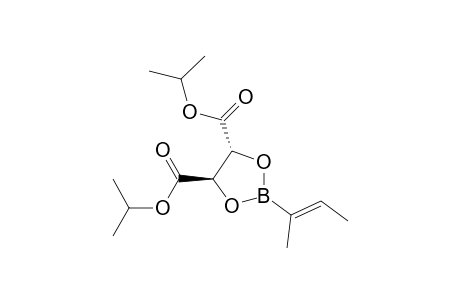 1,3,2-Dioxaborolane-4,5-dicarboxylic acid, 2-(1-methyl-1-propenyl)-, bis(1-methylethyl) ester, [4R-[2(Z),4.alpha.,5.beta.]]-