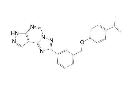 2-{3-[(4-isopropylphenoxy)methyl]phenyl}-7H-pyrazolo[4,3-e][1,2,4]triazolo[1,5-c]pyrimidine