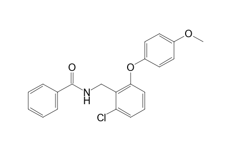 N-[2-chloro-6-(p-methoxyphenoxy)benzyl]benzamide