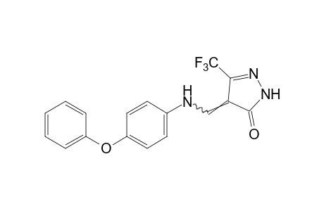 4-[(p-phenoxyanilino)methylene]-3-(trifluoromethyl)-2-pyrazolin-5-one