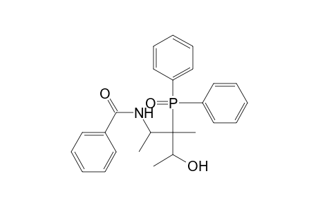 4-Benzamido-3-diphenylphosphinoyl-3-methylpentan-2-ol