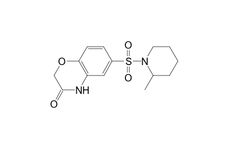4H-Benzo[1,4]oxazin-3-one, 6-(2-methylpiperidine-1-sulfonyl)-