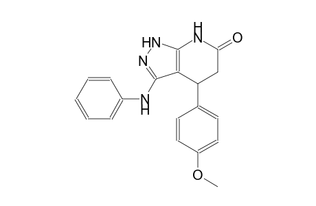 6H-pyrazolo[3,4-b]pyridin-6-one, 1,4,5,7-tetrahydro-4-(4-methoxyphenyl)-3-(phenylamino)-