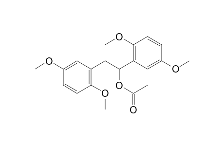 1,2-bis(2,5-dimethoxyphenyl)ethanol, acetate