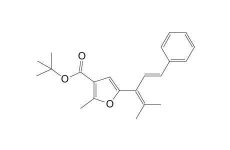 tert-Butyl (E)-2-methyl-5-(4-methyl-1-phenylpenta-1,3-dien-3-yl)furan-3-carboxylate