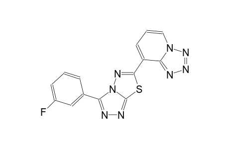 tetrazolo[1,5-a]pyridine, 8-[3-(3-fluorophenyl)[1,2,4]triazolo[3,4-b][1,3,4]thiadiazol-6-yl]-