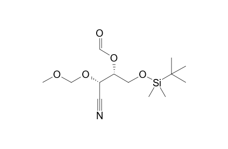 4-O-(tert-Butyldimethylsilyl)-3-O-formyl-2-O-(methoxymethyl)-D-erythrononitrile