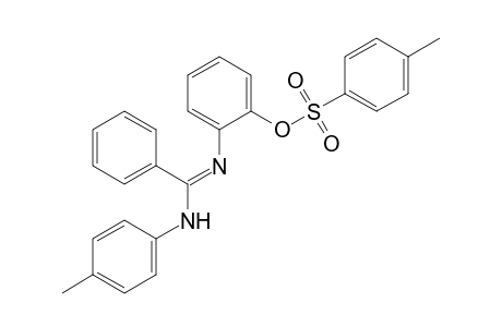 Benzenecarboximidamide, N-(4-methylphenyl)-N'-[2-[[(4-methylphenyl)sulfonyl]oxy]phenyl]-
