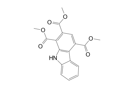 9H-Carbazole-1,2,4-tricarboxylic acid, trimethyl ester