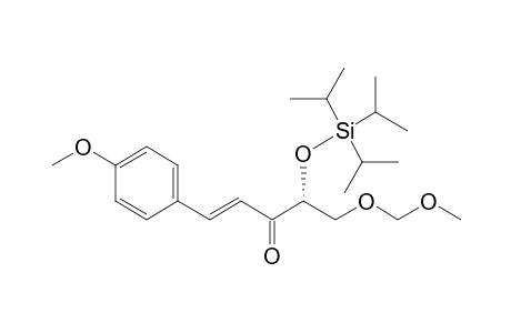 1'-(4-anisyl)-4'(R)-[[tris(1-methylethyl)silyl]oxy]-5'-(methoxymethoxy)-1'-penten-3'-one