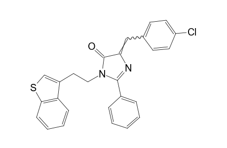 1-[2-(benzo[b]thien-3-yl)ethyl]-4-(p-chlorobenzylidene)-2-phenyl-2-imidazolin-5-one