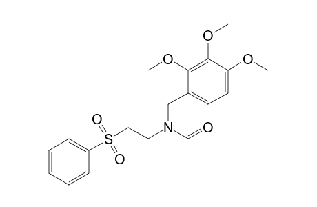 N-(2,3,4-Trimethoxybenzyl)-N-[2-(phenylsulfonyl)ethyl]formamide