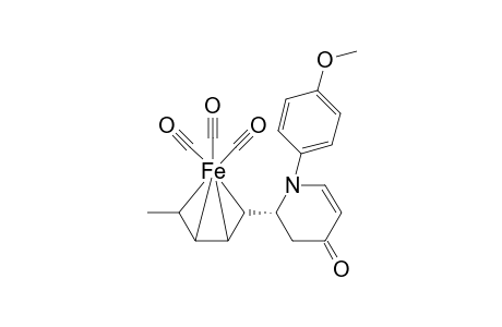 (6RS,1'RS,4'SR)-(1'E,3'E)-Tricarbonyliron[2,3-didehydro-1-p-methoxyphenyl-6-(.eta.4-1',4')-1',3'-pentadienylpiperdin-4-one]