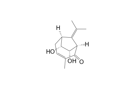 Bicyclo[4.2.1]non-3-en-2-one, 7,8-dihydroxy-3-methyl-9-(1-methylethylidene)-, (exo,exo)-