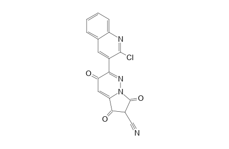 2-(2-Chloroquinolin-3-yl)-3,5,7-trioxo-3,5,6,7-tetrahydropyrrolo[1,2-b]pyridazine-6-carbonitrile