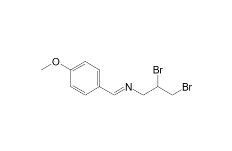 N-[(4-Methoxyphenyl)methylidene]-2,3-dibromopropylamine