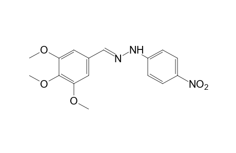 3,4,5-trimethoxybenzaldehyde, (p-nitrophenyl)hydrazone