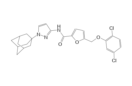 N-[1-(1-adamantyl)-1H-pyrazol-3-yl]-5-[(2,5-dichlorophenoxy)methyl]-2-furamide