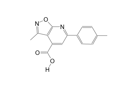 isoxazolo[5,4-b]pyridine-4-carboxylic acid, 3-methyl-6-(4-methylphenyl)-