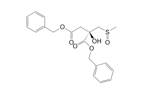 [R]-2-Hydroxy-2-[(methylsulfinyl)methyl]butanedioic acid dibenzyl ester