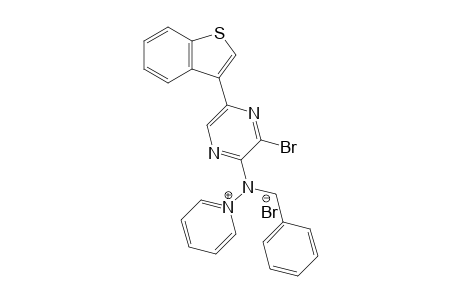 1-[N-Benzyl-N-[3-bromo-5-(1-benzothiophen-3-yl)pyrazin-2-yl]amino]pyridinium bromide