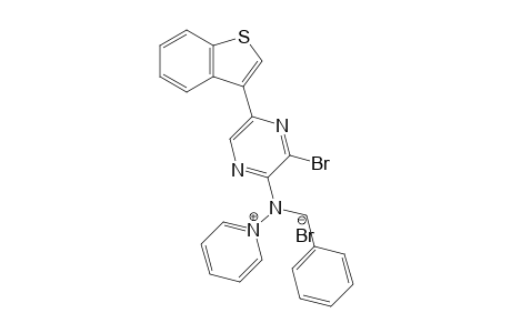 1-[N-Benzyl-N-[3-bromo-5-(1-benzothiophen-3-yl)pyrazin-2-yl]amino]pyridinium bromide