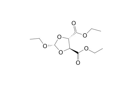 1,3-Dioxolane-4,5-dicarboxylic acid, 2-ethoxy-, diethyl ester, [4S-(2.alpha.,4.alpha.,5.beta.)]-