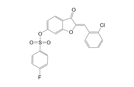 benzenesulfonic acid, 4-fluoro-, (2Z)-2-[(2-chlorophenyl)methylene]-2,3-dihydro-3-oxobenzofuranyl ester