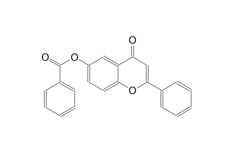 4H-1-benzopyran-4-one, 6-(benzoyloxy)-2-phenyl-