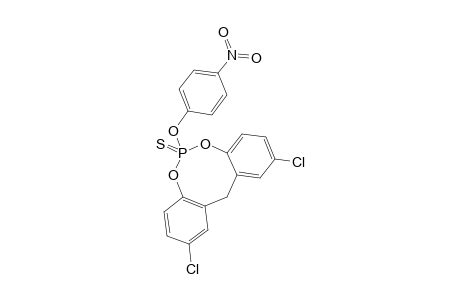 2,10-DICHLORO-6-(4-NITROPHENOXY)-12H-DIBENZO-[D,G]-[1,3,2]-DIOXOPHOSPHOCIN-6-SULFIDE