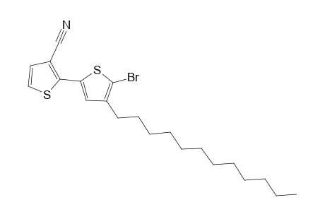 2-(5-bromanyl-4-dodecyl-thiophen-2-yl)thiophene-3-carbonitrile