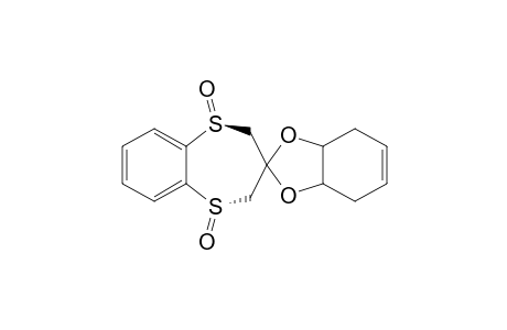 (1S,5S)-Spiro[1,5-benzodithiepane-3,8'-[7,9]dioxabicyclo[4.3.0]non-3-ene] 1,5-dioxide
