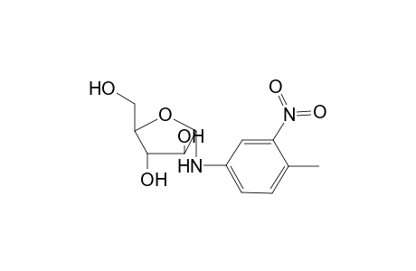 2-(4-Methyl-3-nitro-anilino)-5-methylol-tetrahydrofuran-3,4-diol