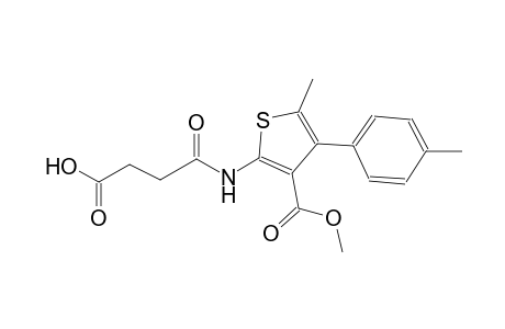 4-{[3-(methoxycarbonyl)-5-methyl-4-(4-methylphenyl)-2-thienyl]amino}-4-oxobutanoic acid