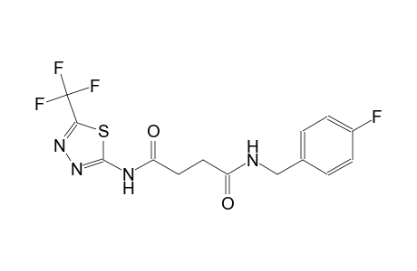 N~1~-(4-fluorobenzyl)-N~4~-[5-(trifluoromethyl)-1,3,4-thiadiazol-2-yl]succinamide