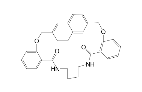 Naphthalene-3,7-diyl-cyclic[dibenzo[c,n]-2,15-dioxa-6,10-diaza-cyclohexadeca-dien-5,12-dione]