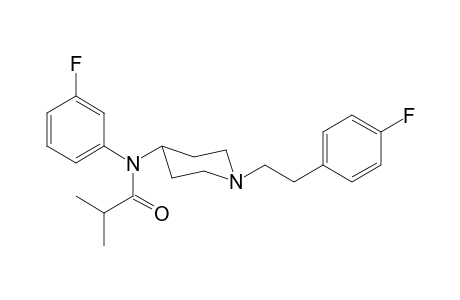 N-(3-Fluorophenyl)-N-(1-[2-(4-fluorophenyl)ethyl]piperidin-4-yl)-2-methylpropanamide