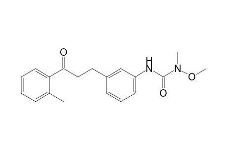 Urea, N-methoxy-N-methyl-N'-[3-[3-(2-methylphenyl)-3-oxopropyl]phenyl]-